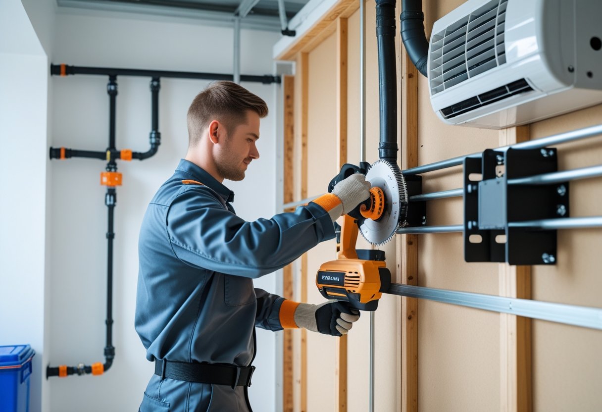 Effektiv installation af varmepumpe Saadan kan en dyksav med skinnes fordele hjaelpe